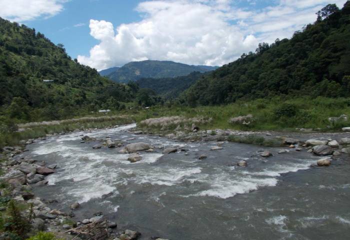 Rishi Khola Reshi River Khola in Nepali Meaning a Small Stream Stock Photo  - Image of resorts, name: 128497532